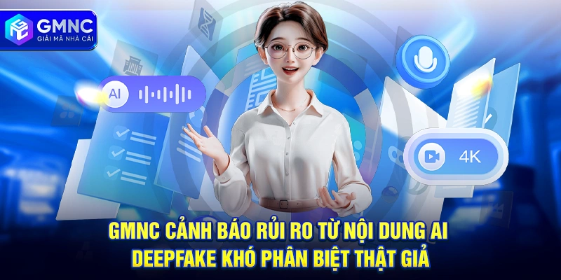 GMNC cảnh báo rủi ro từ nội dung AI Deepfake khó phân biệt thật giả